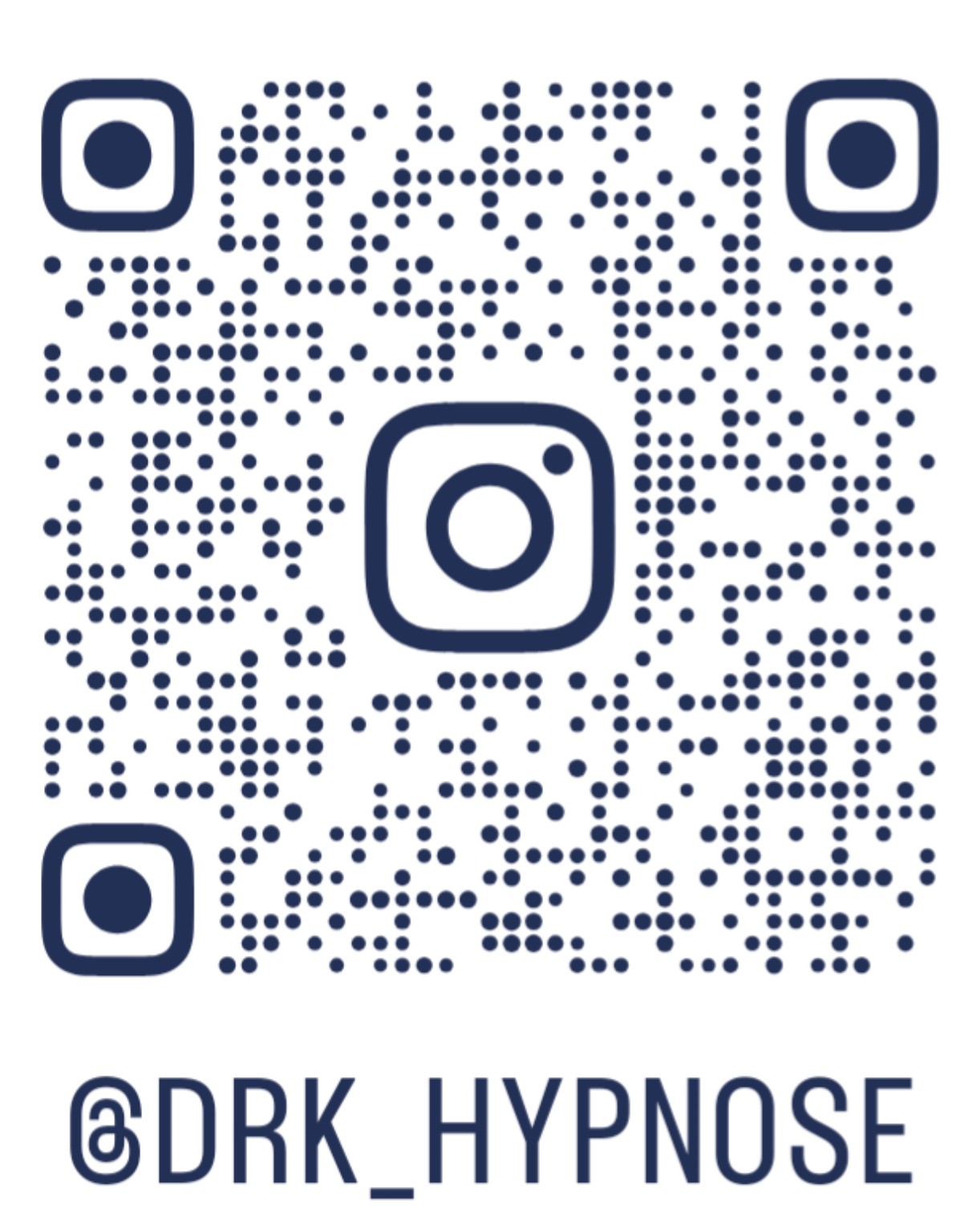 QR code Instagram DRK Hypnose
